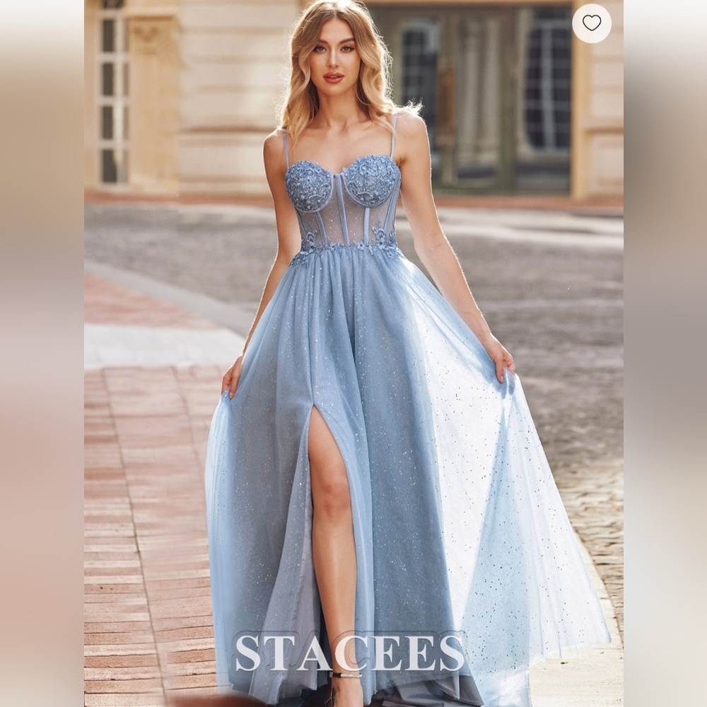 Stacees Black Tie Formal or Prom Dress